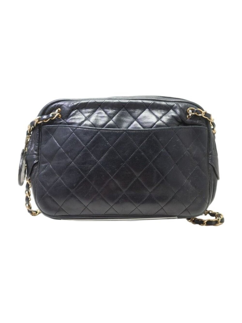 Chanel Quilted Lambskin Chain Shoulder Bag